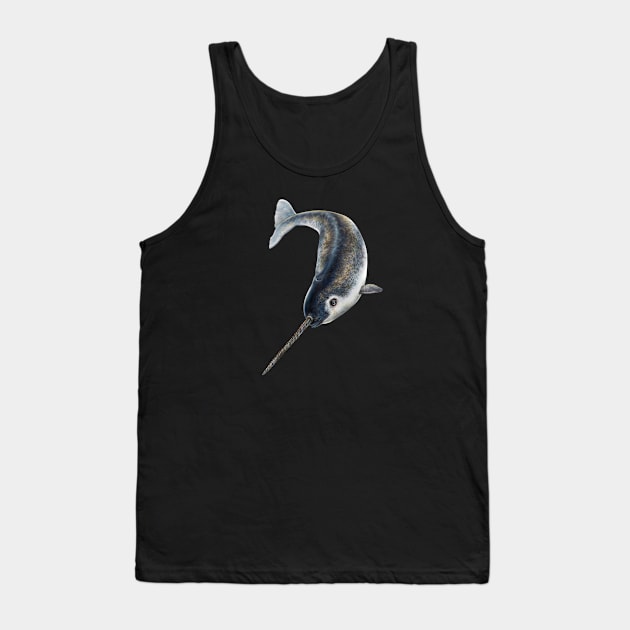 Narwhal Tank Top by Tim Jeffs Art